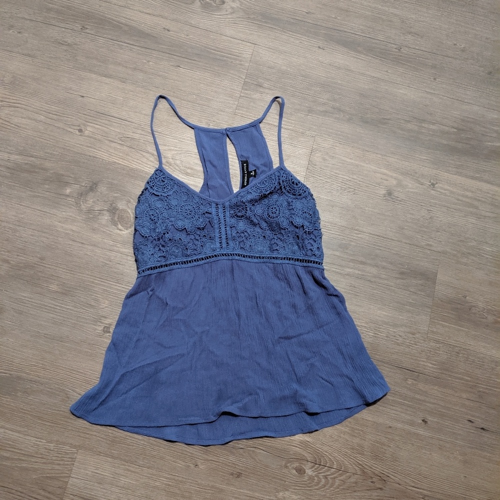 Kendall & Kylie | Blue Boho Top